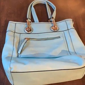 Pale blue 2 in 1 purse